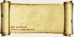 Milana Strinić vizit kartica